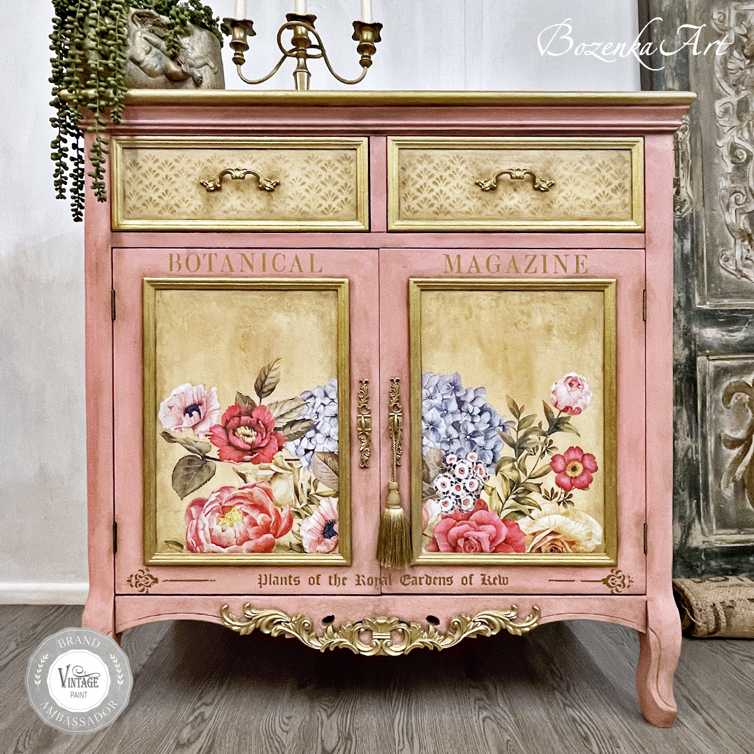 vintage tea e dusty rose