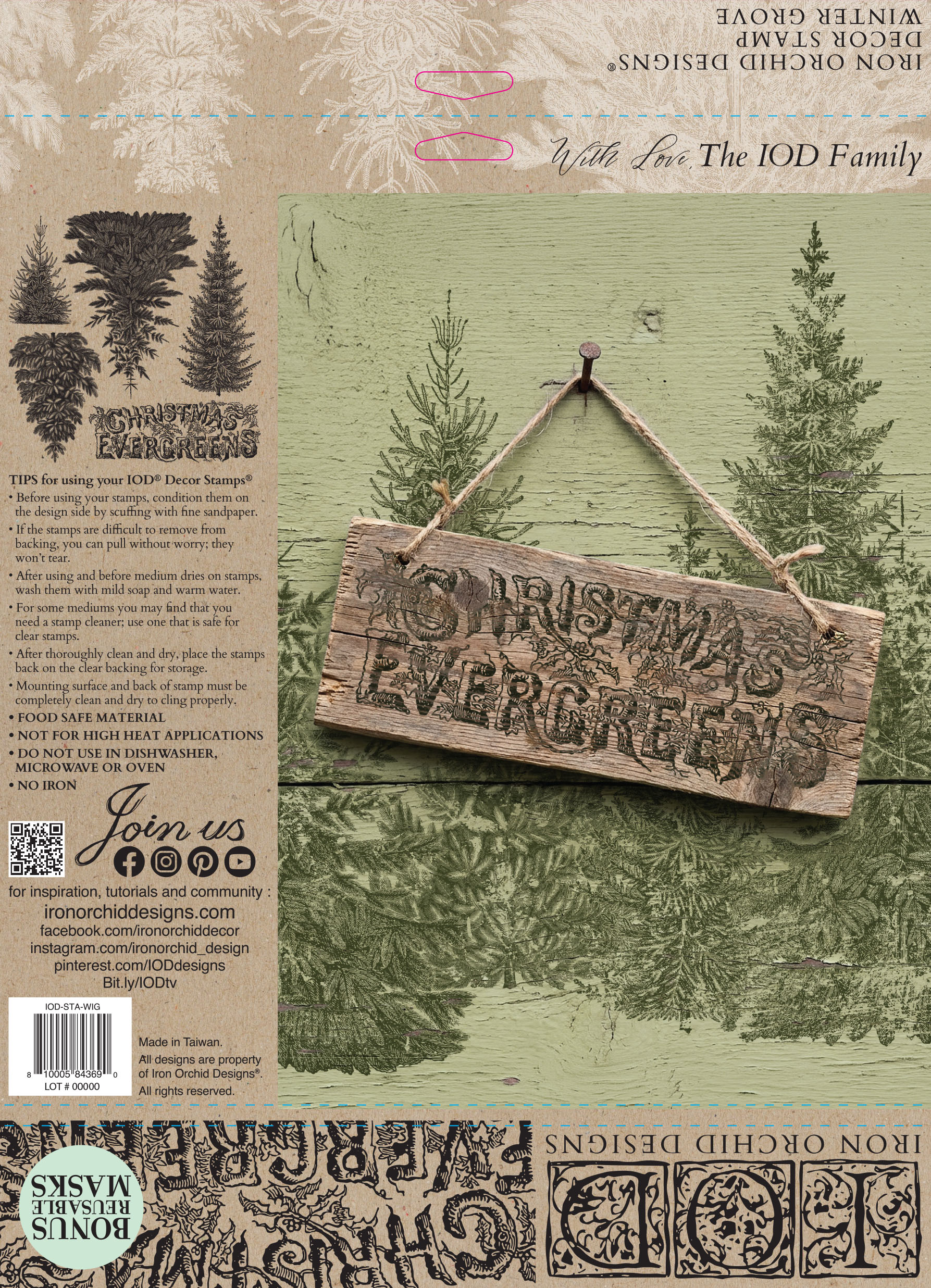 IOD-STA-WIG Winter Grove Stamp Packaging